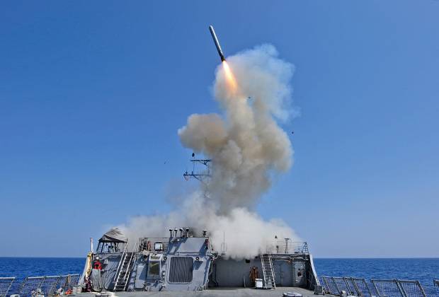 De Pentagon warnte d ' Verdeedegung vun der Russescher Federatioun virun Raketenangriff op Syrien
