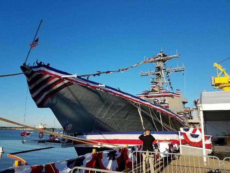 The U.S. Navy adopted the 67th destroyer Arleigh Burke
