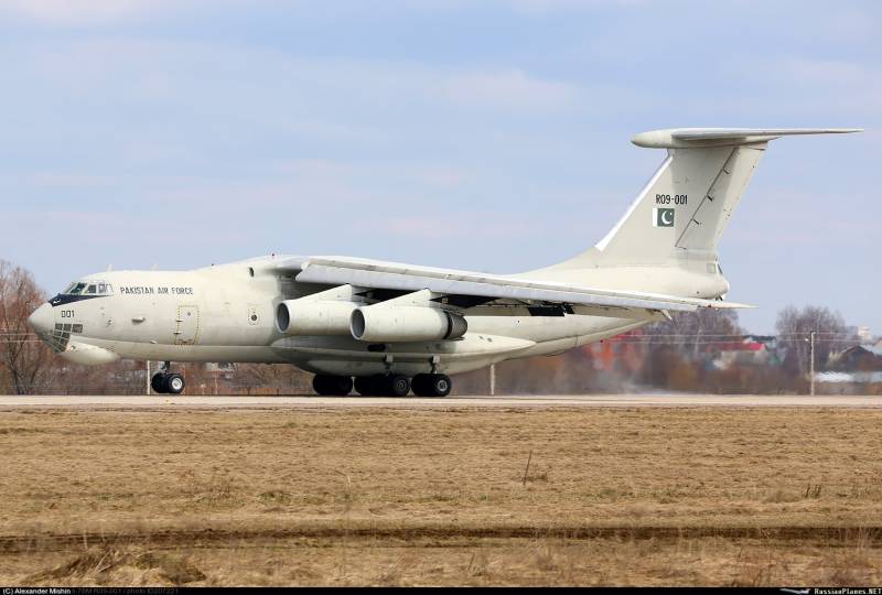 Першы Іл-78МП ВПС Пакістана прыбыў на рамонт у Расею