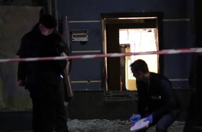 In the center of Kiev explosion