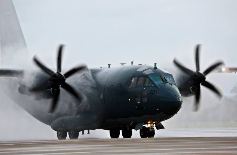 Royal Australian air force received the fifth plane of VTA C-27J 