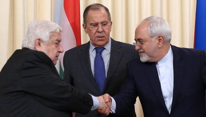 Moscow, Tehran and Damascus recognized a US strike on Syria an act of aggression