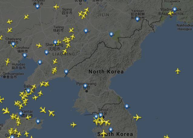 On the situation in the airspace and the territorial waters of the DPRK