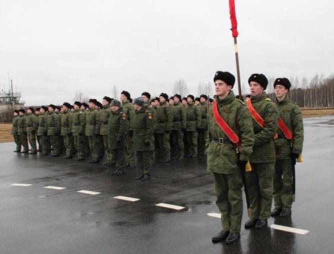 D ' russesch Militär huelen un der Siegesparade an Transnistrien