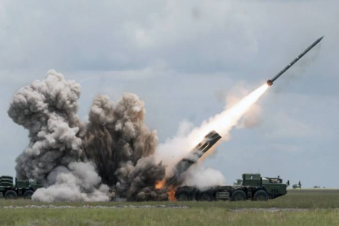 Artillery brigade ZVO were armed with MLRS 