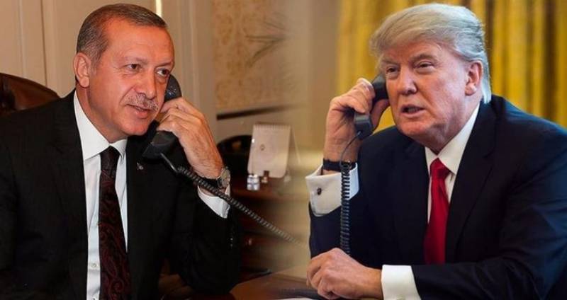 ترامب أردوغان أعرب عن امتنانه لدعم هجوم صاروخي على سوريا