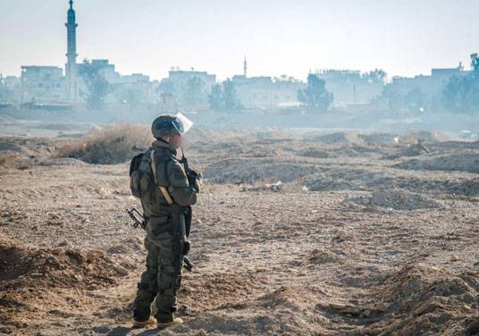 Försvarsdepartementet bekräftade dödsfallet av en rysk officer i Syrien