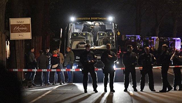In the case of blasts on the bus of football club 