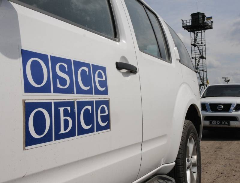 I Donbass blåste upp bilen för OSSE: s