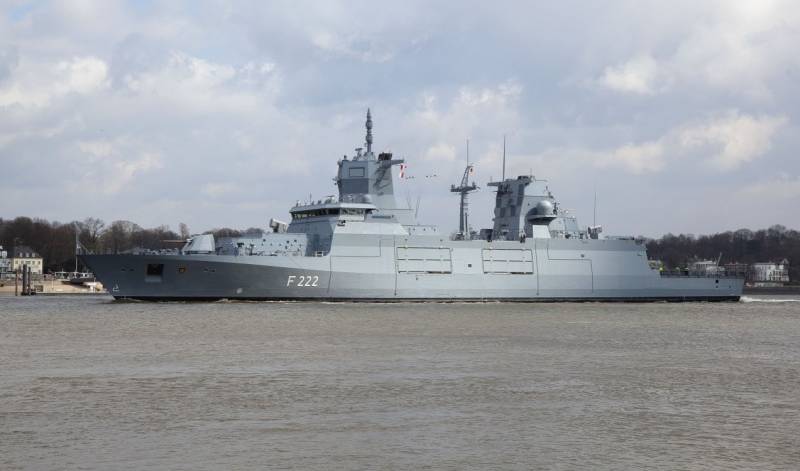 The new German frigate Baden-Württemberg has successfully tested missiles Harpoon and RAM