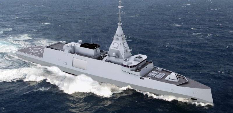 La marina de francia adquirido nuevas fragatas del proyecto Belharra