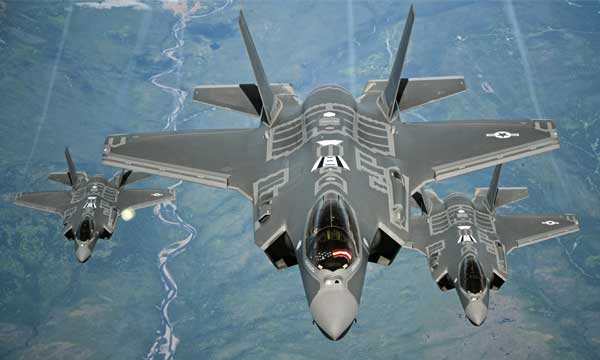 Kampfjets vun der fënnefter Generatioun enge Estland für Psychotherapie