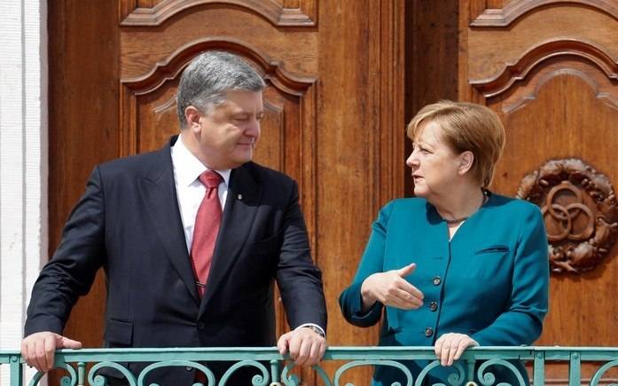 Ukrainske medier: Poroshenko og Merkel vil arbejde sammen om at 