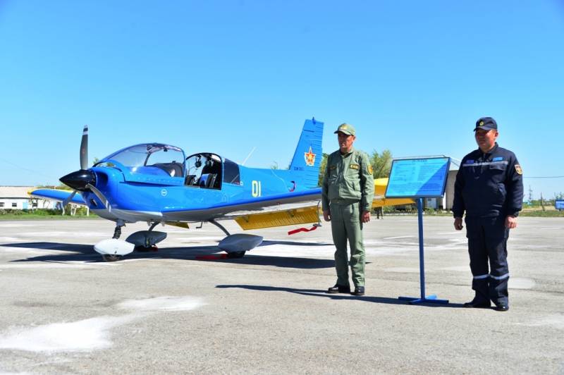 The air forces of Kazakhstan received the first training aircraft Zlin 242L