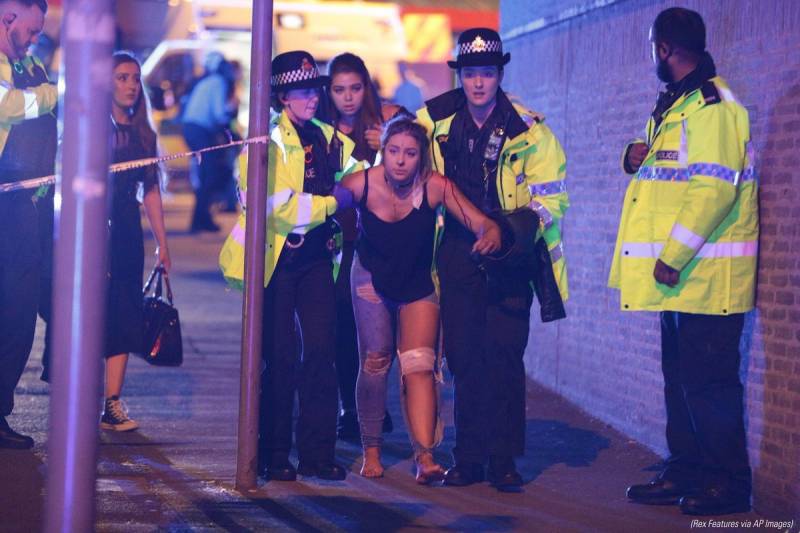The attack at the stadium in Manchester, 19 dead