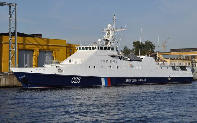 Laid just three of the ship for the Border service of FSB of Russia