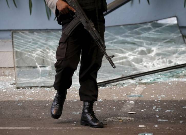 In Indonesia, two bombs exploded