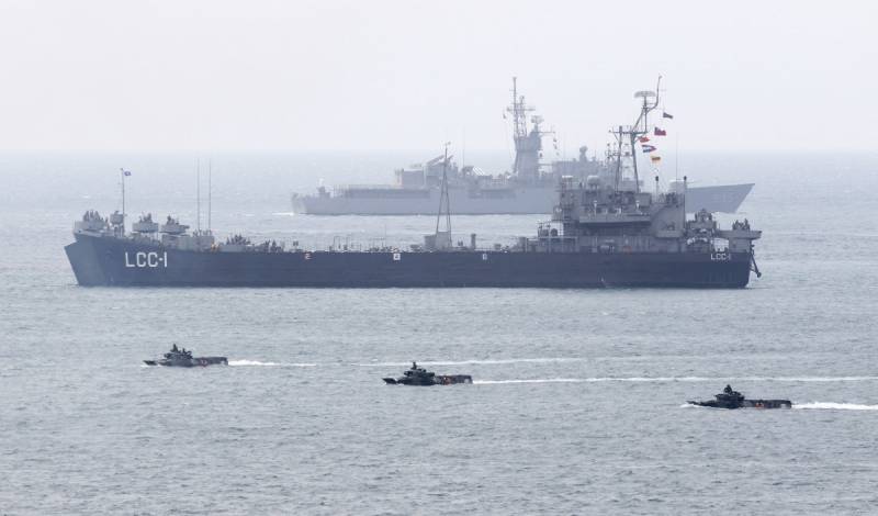 Taiwan on the teachings repelled the attack across the Strait
