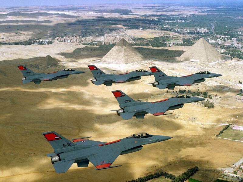 The Egyptian air force attacked militants in Libya