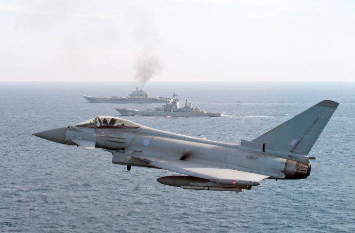 With Scottish bases of Lossiemouth alarm raised fighters of the air forces of Britain