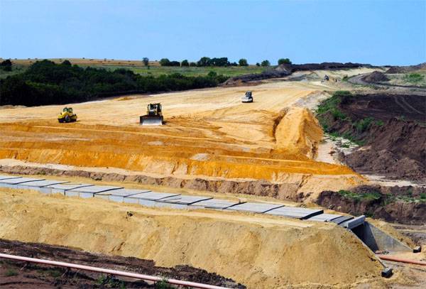 Laid 120 km of the railway bypassing Ukraine