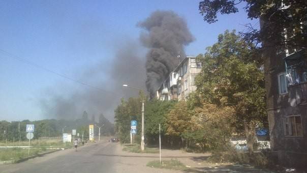 In the Donbas were subjected to shelling of krasnohorivka
