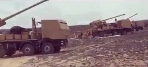 Wheeled tank destroyer in the ranks of the Syrian army