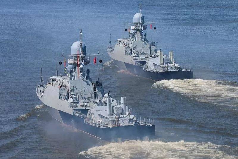 D ' Resultater vun der übungen vun der Kaspescht Flottille