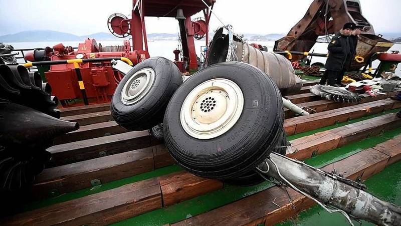МО РФ назвала прычыну крушэння Ту-154 у раёне Сочы