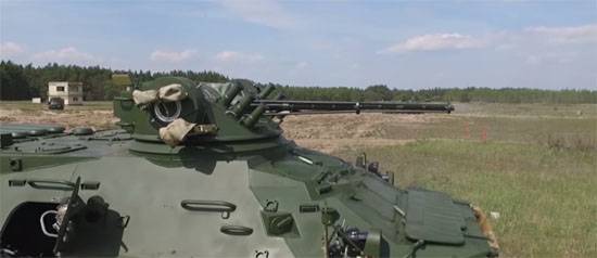 The Ukrainian National guard received the BTR-3DA