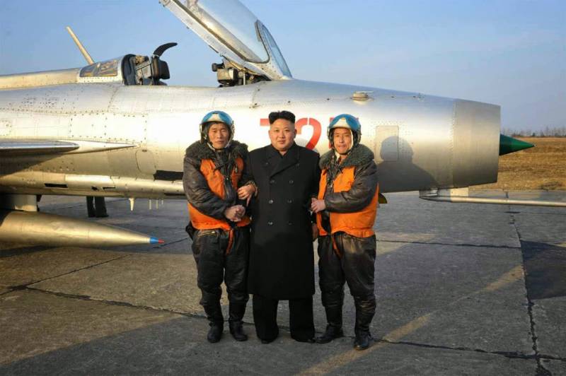 North Korean pilots worked strikes on aircraft carriers of the US Navy