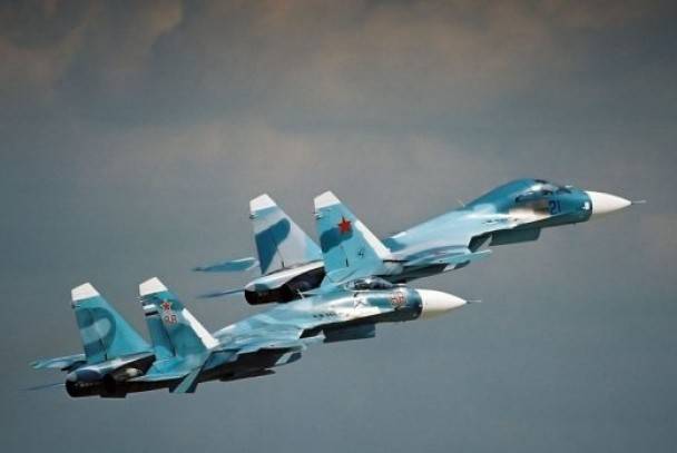 Su-27 raised on combat alert in the Crimea