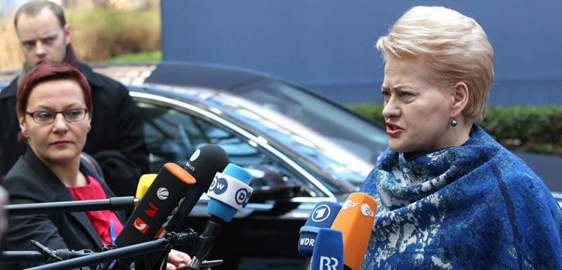 Hitler dans une jupe? Grybauskaitė a appelé une menace pour la Lituanie de l'OTAN et de l'existence de la fédération de RUSSIE et de la biélorussie
