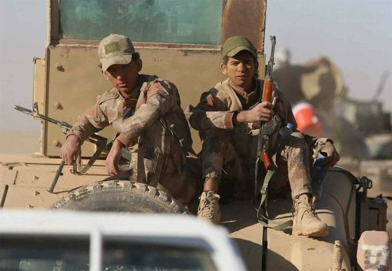 The Iraqi army tries to take control of the border with Syria