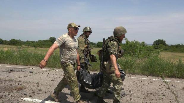 Ludowa milicja LNR эвакуировала ciało zawodnika APU, zmarłego w okolicy Rowka