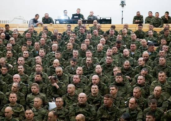 En la región de voronezh ha pasado la recopilación de los comandantes de las brigadas y divisiones, que le