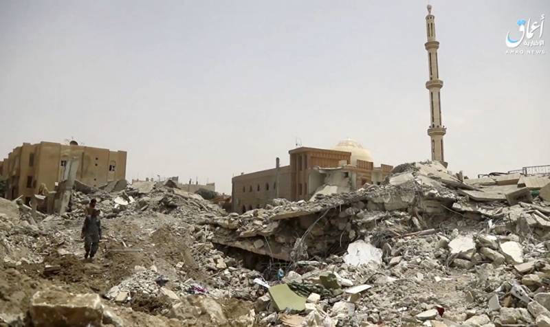 SDF reported the capture of a first area in the Western part of Raqqa