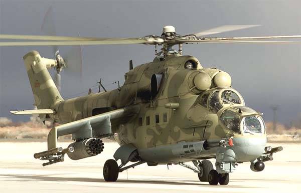 In Syria, seen Mi-24P