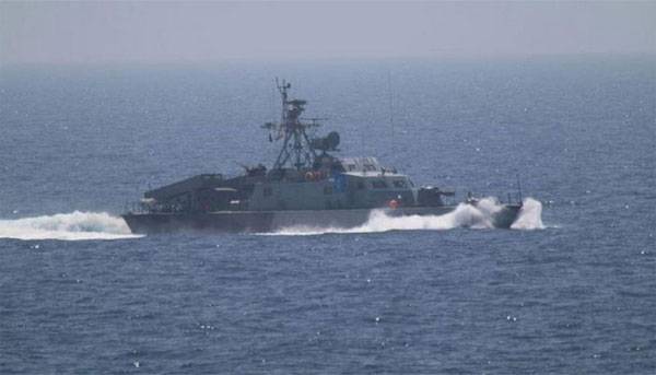 The Iranian boat 