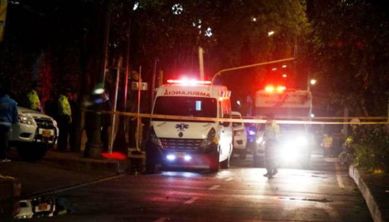 In the capital of Colombia explosion, there are victims