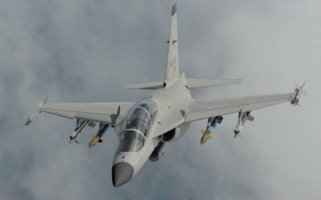 The Italians presented a light fighter M-346FA