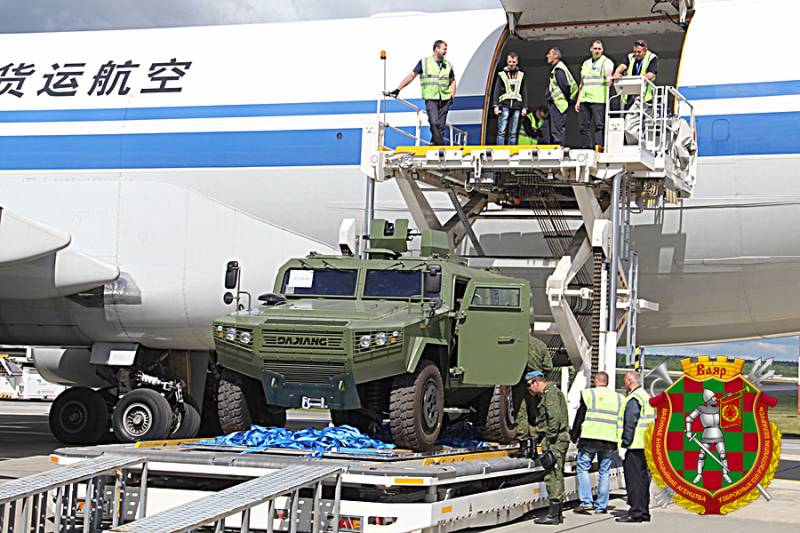 In Belarus received the first batch of armored vehicles and CS/VN3