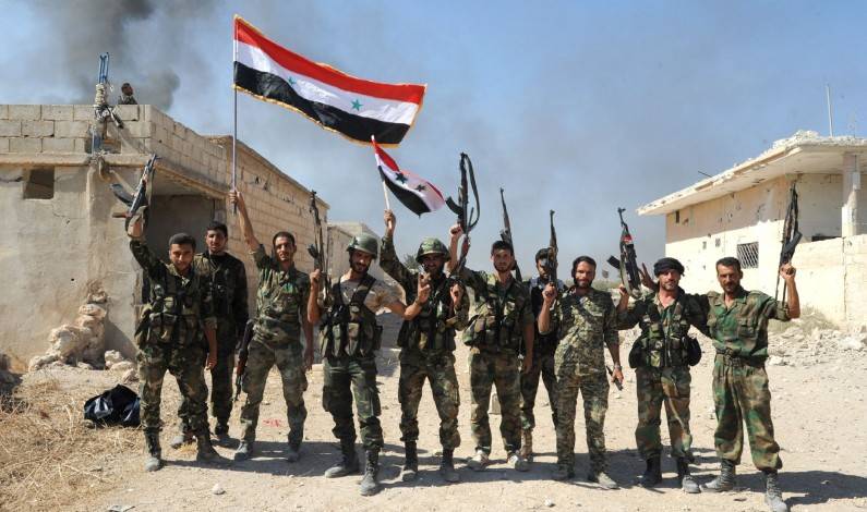 For the first time, Syrian troops recaptured IG* part of the province of Deir ez-Zor