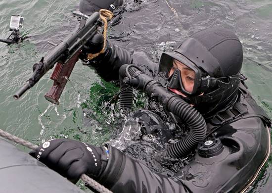 Frogmen TOF has tested the safety of area-based submarines