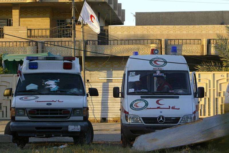 A suicide bomber blew himself up in a crowd of refugees coming from Mosul
