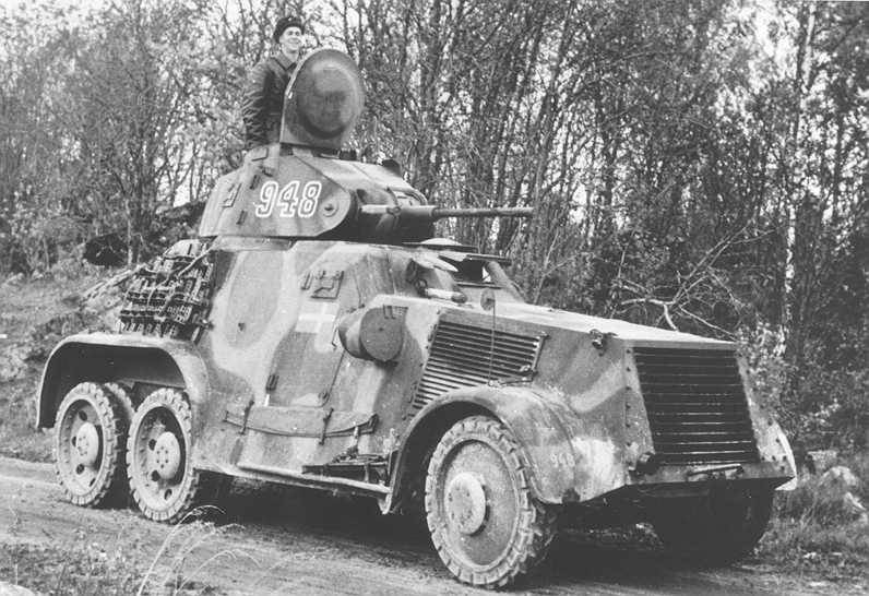 La distancia entre ejes de armadura de los tiempos de la Segunda guerra mundial. Parte 8. Sueco coche blindado Pansarbil m/41