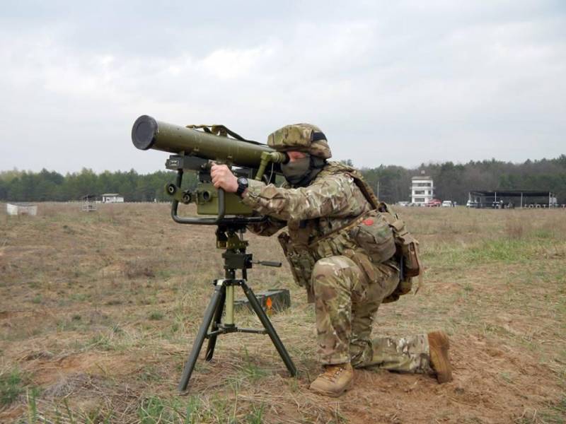 D ' Ukrain erlieft tragbaren Raketenkomplex 