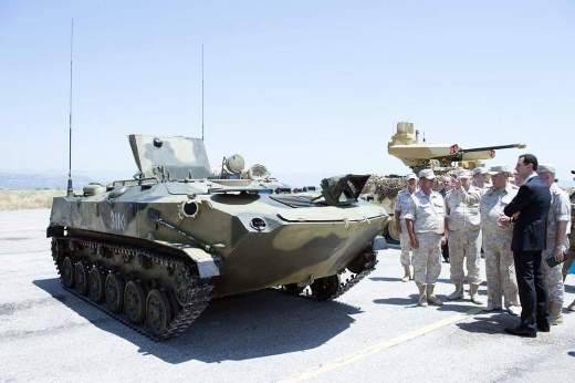 In Syria noticed the new modification of the BTR-D