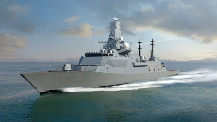 Britain's Navy ordered the first three frigates of a new generation of type 26 GCS