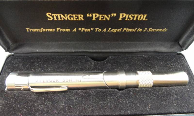 Ерекше үлгілерін, қару – стреляющая қалам Stinger Pen Gun